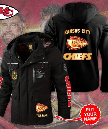 Customizable Kansas City Chiefs Jacket - Personalized Nfl Fan Gear With Your Name