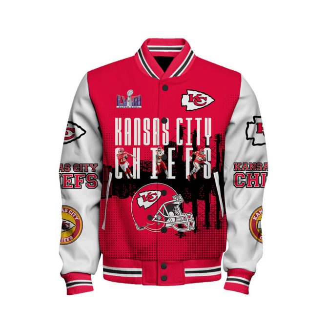 Kansas City Chiefs Varsity Jacket - Official Nfl Fan Gear, Bold Design, Perfect Gift For Football Fans - Image 2