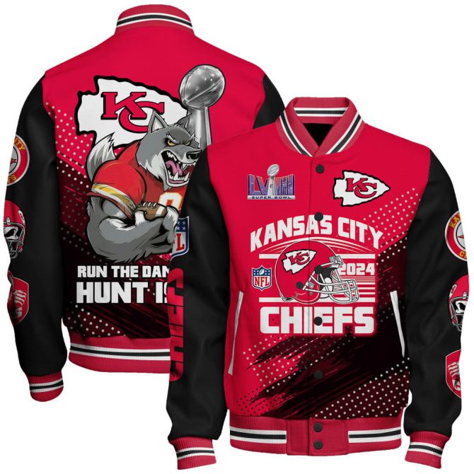 Official Kansas City Chiefs 2024 Super Bowl Jacket - Limited Edition Fan Gear