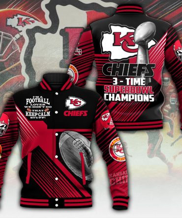 Chiefs 3-Time Superbowl Champions Jacket - Celebrate In Style!