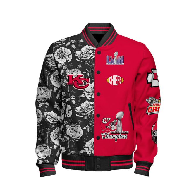 Kansas City Chiefs Super Bowl Champs Varsity Jacket – Limited Edition Fan Gear - Image 2