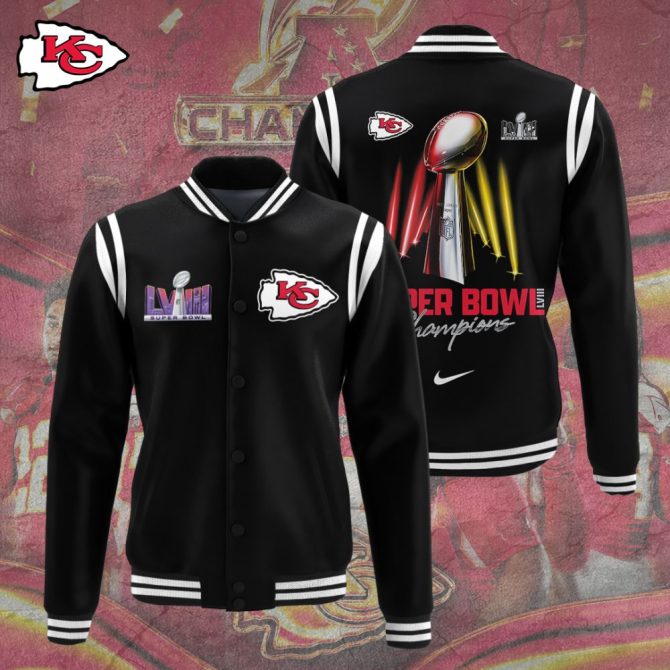 Champion'S Choice: Kansas City Chiefs Super Bowl Lvii Varsity Jacket - Celebrate Victory In Style!