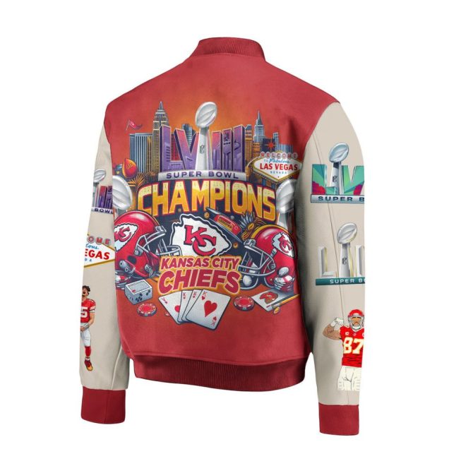 Chiefs Super Bowl Champions Varsity Jacket – Celebrate Victory In Style! - Image 2