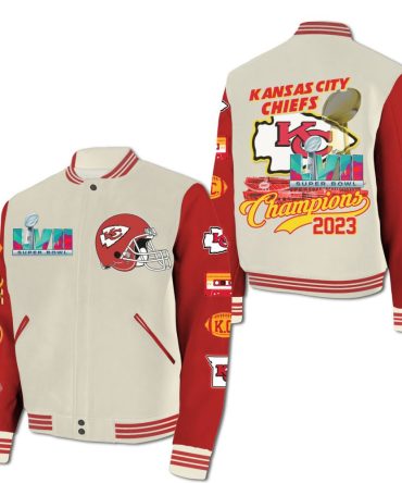 2023 Kansas City Chiefs Super Bowl Champions Varsity Jacket - Limited Edition Fan Gear