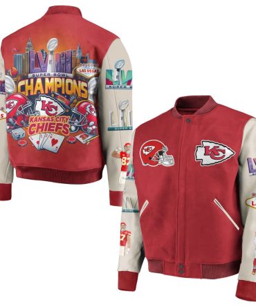Chiefs Super Bowl Champions Varsity Jacket – Celebrate Victory In Style!