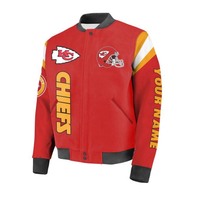 Custom Kansas City Chiefs Super Bowl Lvii Champions Jacket - Personalize Now! - Image 2