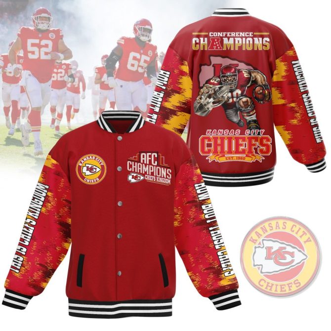 Kansas City Chiefs Afc Champions Jacket - Limited Edition Fan Gear