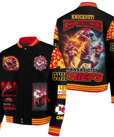 Kansas City Chiefs Varsity Jacket - Bold Design For True Fans - Limited Edition
