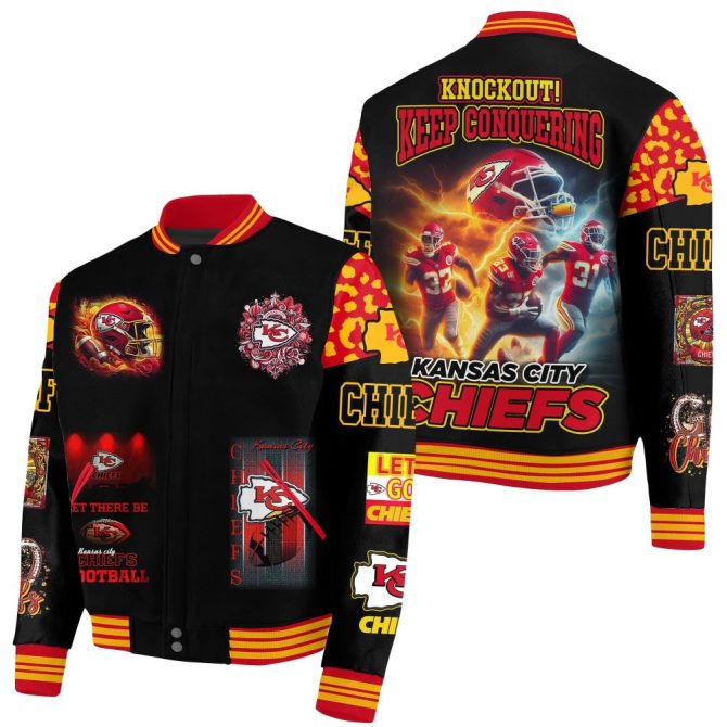 Kansas City Chiefs Varsity Jacket - Bold Design For True Fans - Limited Edition