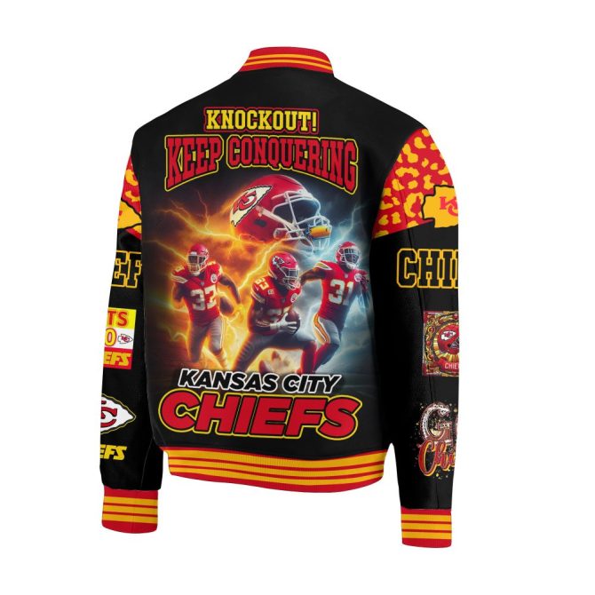 Kansas City Chiefs Varsity Jacket - Bold Design For True Fans - Limited Edition - Image 3