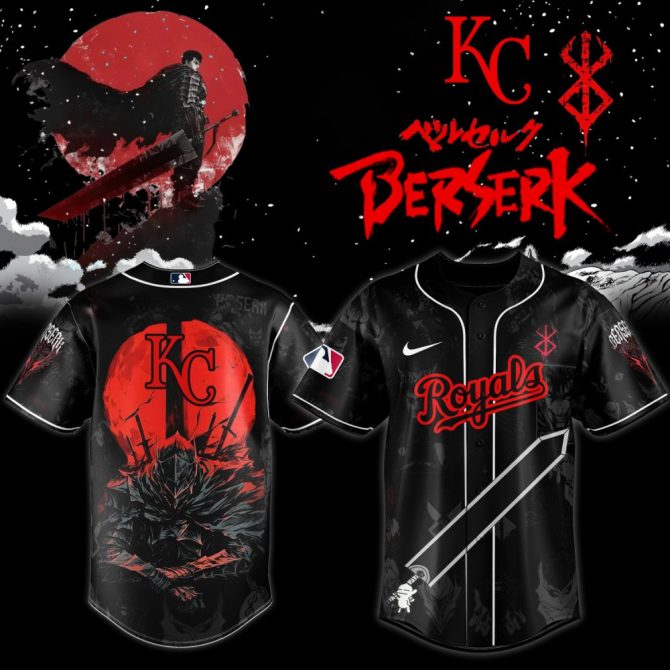 Exclusive Kc Berserk Anime Baseball Jersey - Dark Fantasy Fan Apparel