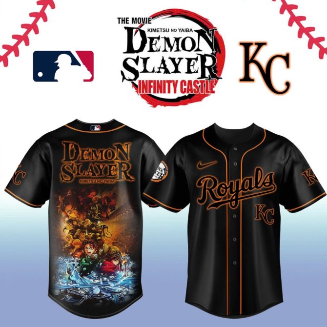 Demon Slayer X Kc Royals Baseball Jersey – Limited Edition Fan Gear
