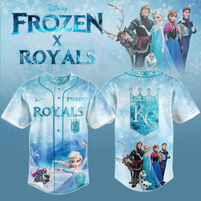 Frozen Royals Themed Jersey - Perfect Gift For Disney Fans & Sports Lovers