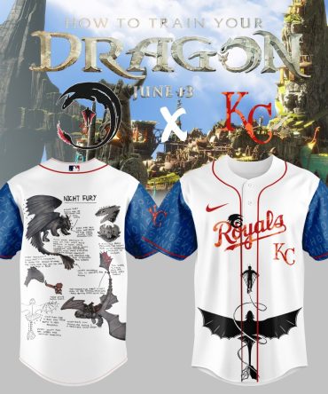 Exclusive How To Train Your Dragon X Royals Jersey - Night Fury Design, Limited Edition!