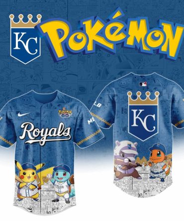 Limited Edition Kc Royals X Pokémon Jersey – Pikachu & Friends Baseball Gear