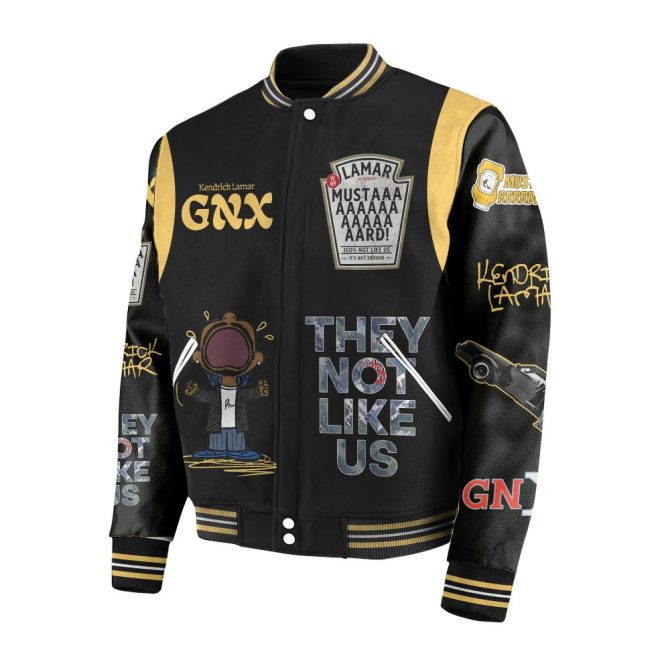 Limited Edition Graphic Varsity Jacket - Bold Design, Perfect For Streetwear Enthusiasts - Image 3