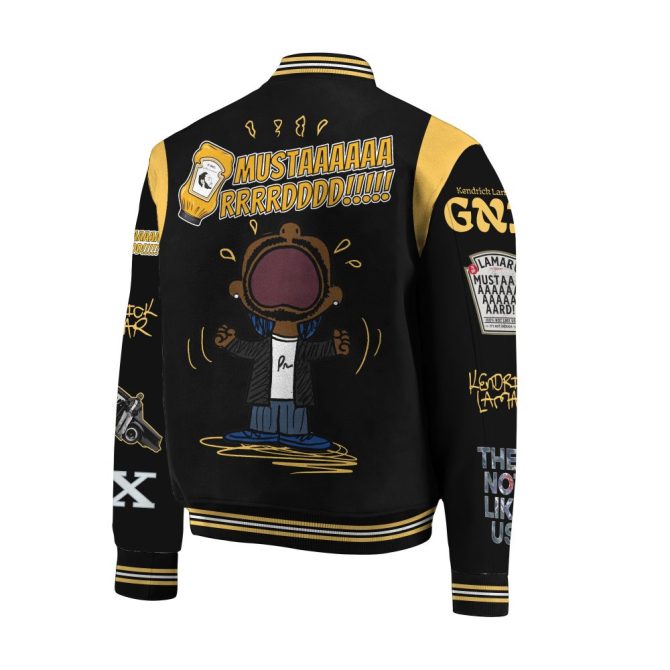 Limited Edition Graphic Varsity Jacket - Bold Design, Perfect For Streetwear Enthusiasts - Image 2