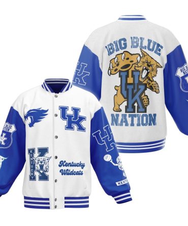 Kentucky Wildcats Varsity Jacket - Big Blue Nation Fan Gear, Unisex S-Xxl