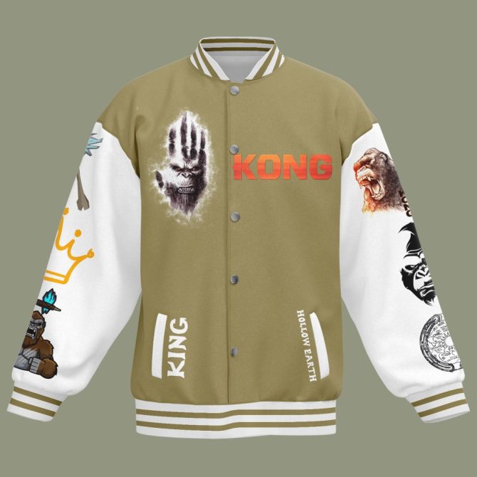 King Kong Varsity Jacket: Great Ape Protector Design – Stylish & Unique Outerwear - Image 2