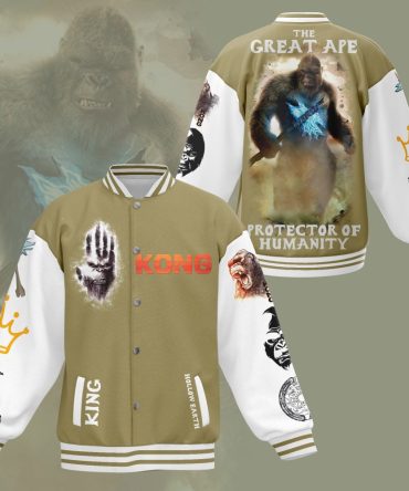 King Kong Varsity Jacket: Great Ape Protector Design – Stylish & Unique Outerwear