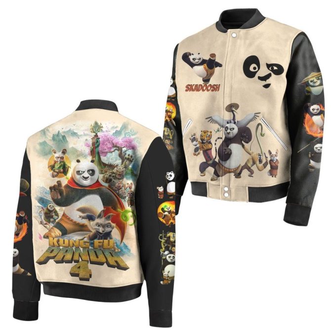 Kung Fu Panda 4 Varsity Jacket – Limited Edition, Stylish & Cozy Fan Favorite