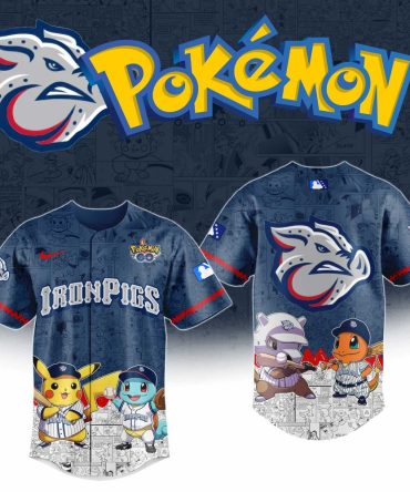 Limited Edition Pokémon Ironpigs Baseball Jersey – Collectible Fan Gear