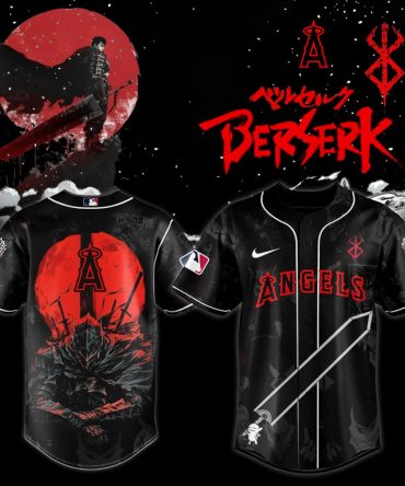 Anime-Inspired Berserk Angels Baseball Jersey – Limited Edition Graphic Tee