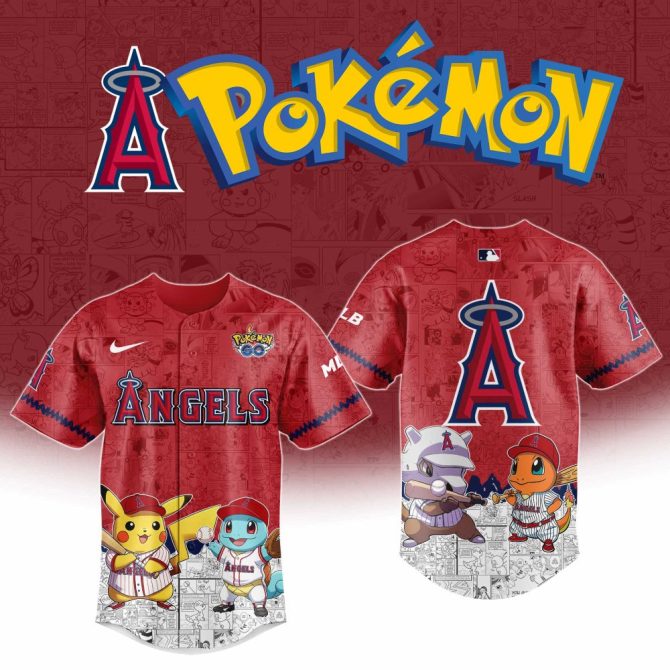 Exclusive Angels Pokémon Jersey - Pikachu & Friends - Limited Edition Fan Gear