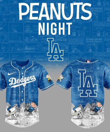 Limited Edition Dodgers Peanuts Night Jersey – Celebrate In Style With Snoopy & Friends!