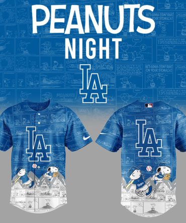 Limited Edition Peanuts Night La Baseball Jersey – Celebrate In Style!