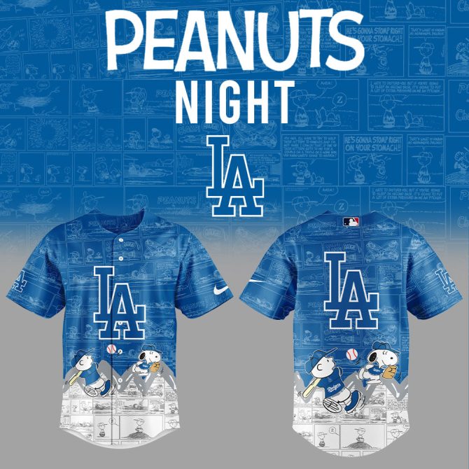 Limited Edition Peanuts Night La Baseball Jersey – Celebrate In Style!