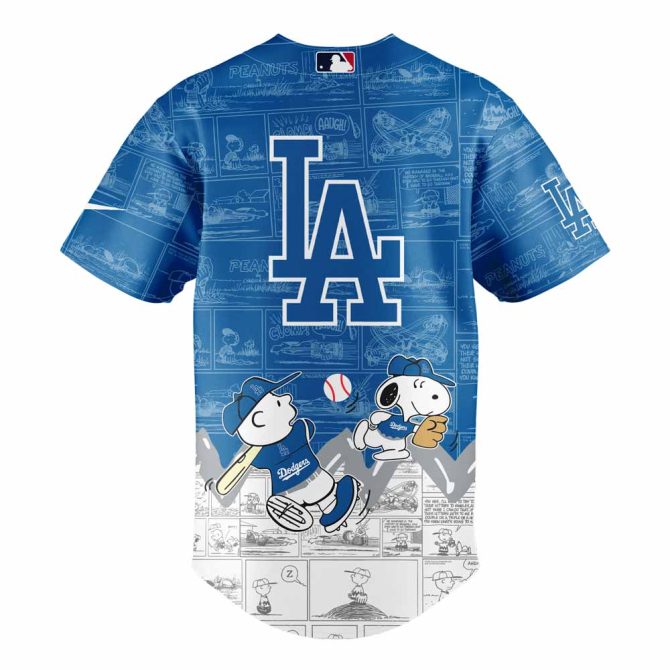 Limited Edition Peanuts Night La Baseball Jersey – Celebrate In Style! - Image 3