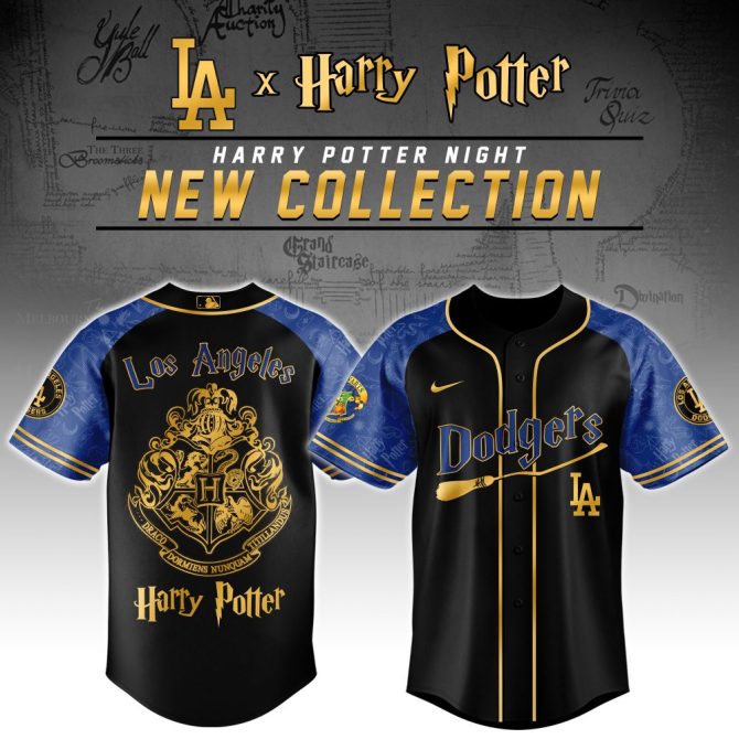 Limited Edition La Dodgers X Harry Potter Jersey – Magical Fan Gear Collection