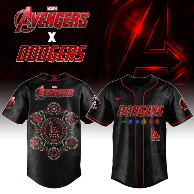 Exclusive Avengers X Dodgers Jersey - Limited Edition Fan Gear For Marvel & Baseball Lovers