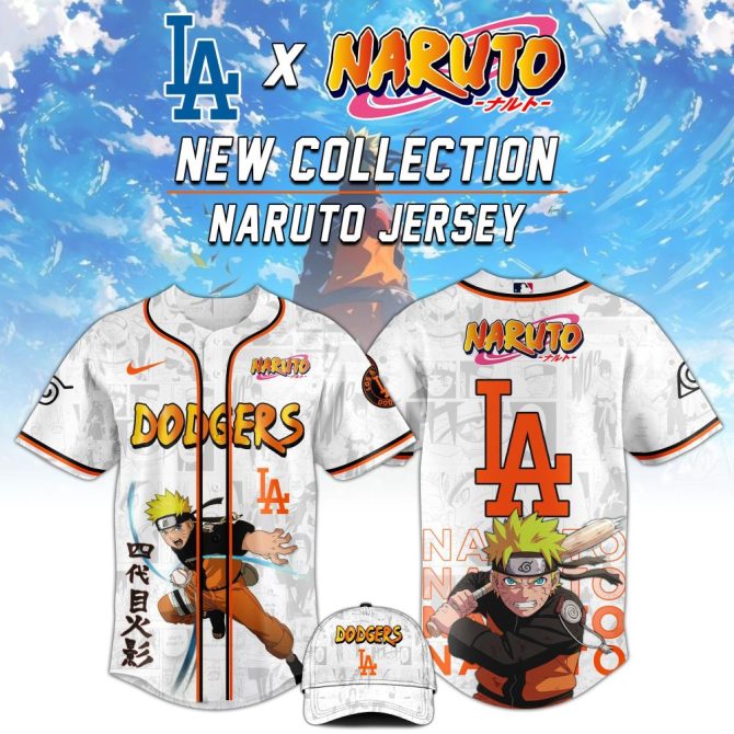 Limited Edition La X Naruto Baseball Jersey - Anime Fans Must-Have!