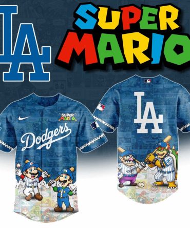 Limited Edition La Dodgers X Super Mario Baseball Jersey - Exclusive Design For Fans
