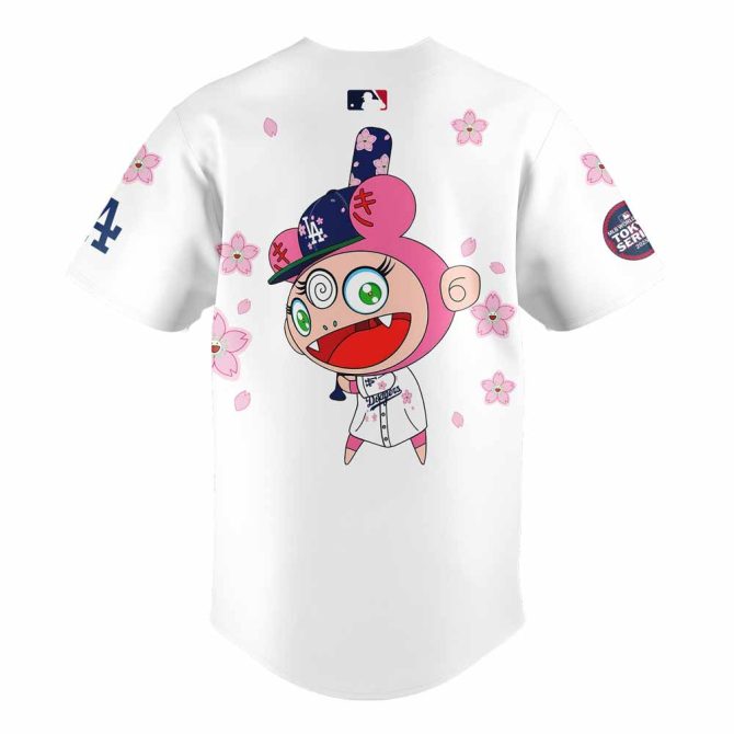 Limited Edition Dodgers Tokyo Series 2025 Jersey By Takashi Murakami – Unique Mlb Apparel - Image 3