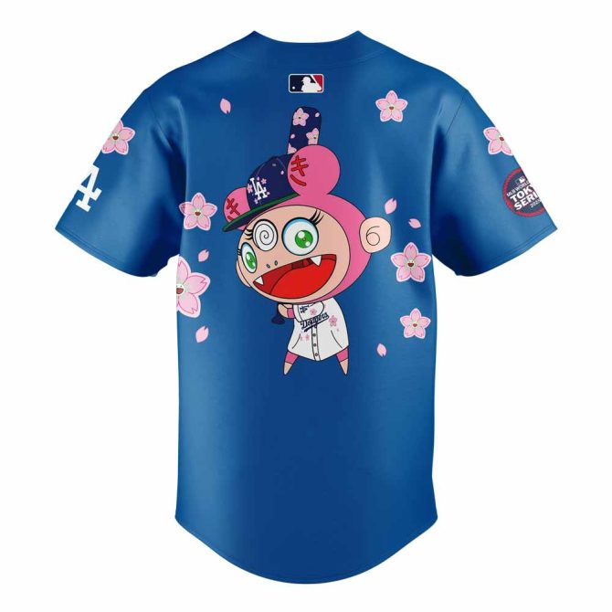 Limited Edition Mlb Tokyo Series 2025 Dodgers Jersey - Takashi Murakami Design - Image 3