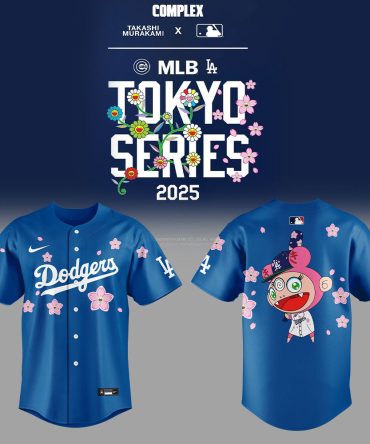 Limited Edition Mlb Tokyo Series 2025 Dodgers Jersey - Takashi Murakami Design