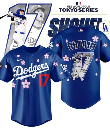 Limited Edition Dodgers Tokyo Series Jersey - Stylish Sakura Design