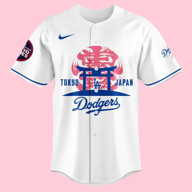 Limited Edition 2025 Tokyo Series La Dodgers Jersey - Mlb World Tour Exclusive - Image 2