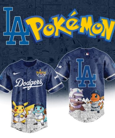 Exclusive La Dodgers X Pokémon Jersey – Limited Edition Fan Gear!