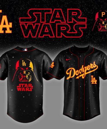 Limited Edition Star Wars Dodgers Jersey - Iconic Darth Vader Design