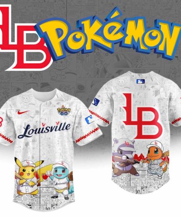 Limited Edition Pokémon Baseball Jersey - Pikachu & Friends Design For Fans