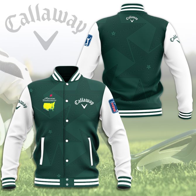 Callaway Golf Masters Tournament Jacket - Premium Green Varsity Outerwear