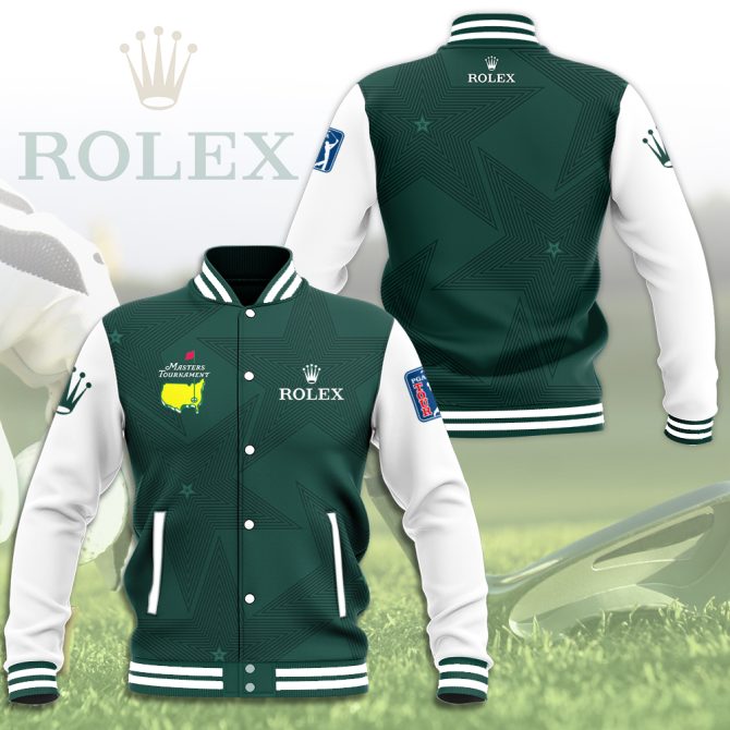 Limited Edition Green & White Varsity Jacket - Masters Tournament Inspired Golf Apparel