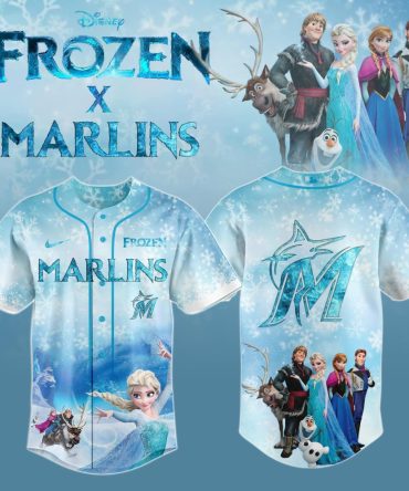 Disney Frozen X Marlins Jersey – Limited Edition Elsa & Anna Baseball Shirt