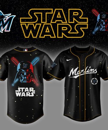Limited Edition Star Wars X Marlins Jersey – Epic Black Darth Vader Design