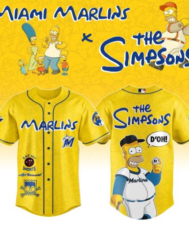Limited Edition Miami Marlins X The Simpsons Jersey - Fun & Unique Design!