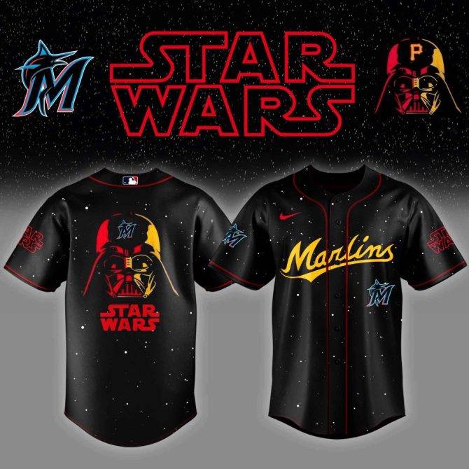 Exclusive Star Wars X Marlins Jersey - Limited Edition Darth Vader Design